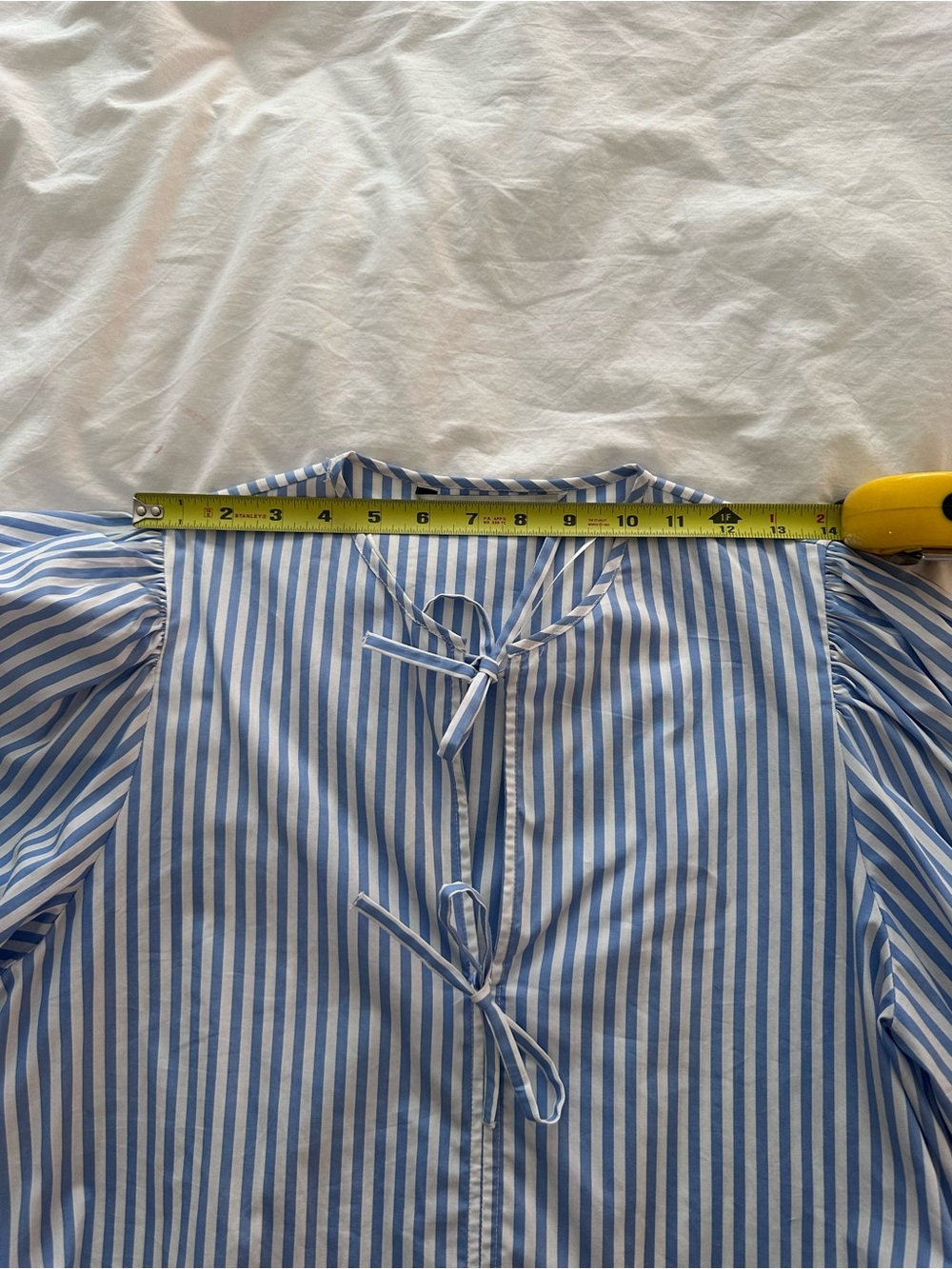 Zara Cotton Tie-Front Blouse - Picture 5 of 8
